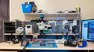 Laptop repair technician at Electronics Garden Repair Midtown Manhattan